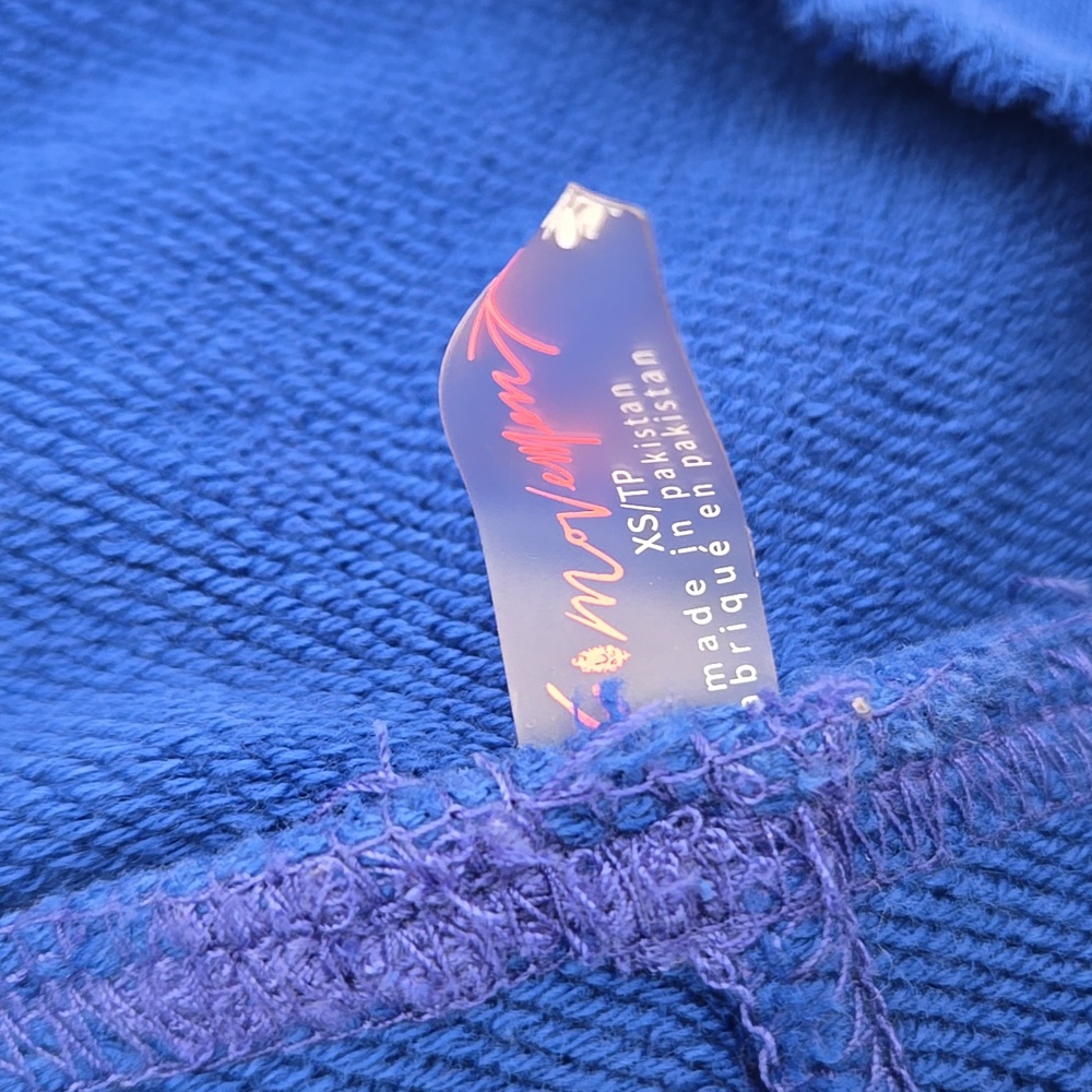 FP Movement Best Of Hoodie, Royal Blue, Size XS - Picture 2 of 4